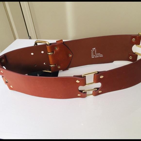 H&M Women’s Faux Leather Belt. Size M - Picture 2 of 7